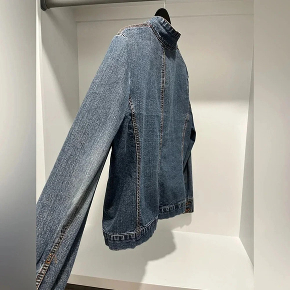 Vintage Havana Jacks Cafe Jean Jacket 100% cotton Womens XL - Picture 3 of 10